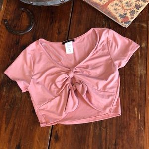 Pink crop top!